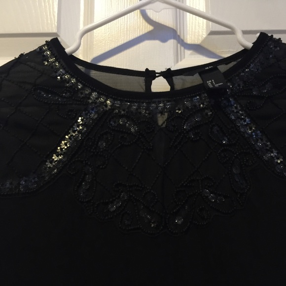 NWOT beaded H&M top - Picture 4 of 5